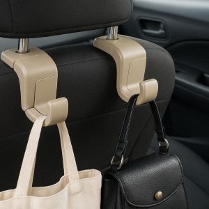 Foldable Car Seat Hooks Space Saving Hangers for Compact Cars and SUVs