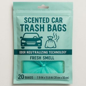 Scented Car Trash Bags with Odor Neutralizing Technology Fresh Smell