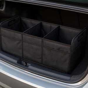 Car Trunk Organizer Collapsible Storage Bin with Dividers
